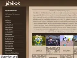 Sites similar to jatekok8.hu
