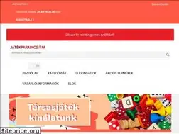 Sites similar to jatekparadicsom.com