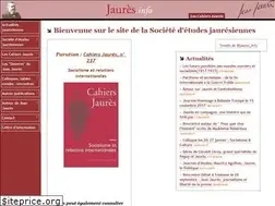 Sites similar to jaures.info
