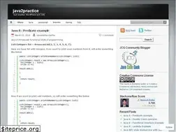 Sites similar to java2practice.com