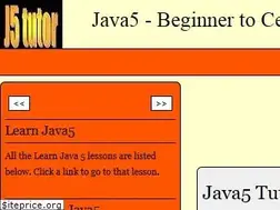 Sites similar to java5tutor.info