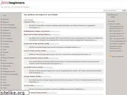 Sites similar to javabeginners.de
