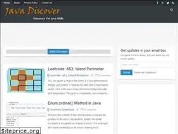Sites similar to javadiscover.blogspot.com