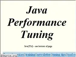 Sites similar to javaperformancetuning.com