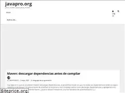 Sites similar to javapro.org