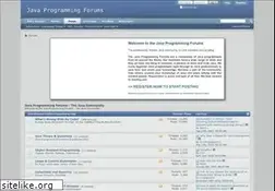 Sites similar to javaprogrammingforums.com