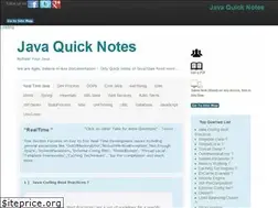 Sites similar to javaquicknotes.com