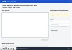 Sites similar to javascript-minifier.com