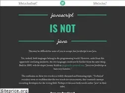 Sites similar to javascriptisnotjava.com