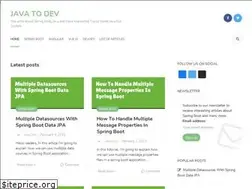 Sites similar to javatodev.com