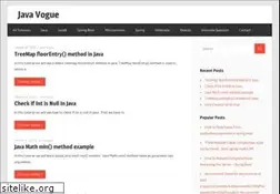Sites similar to javavogue.com