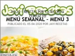 Sites similar to javirecetas.com