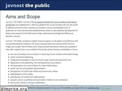 Sites similar to javnost-thepublic.org
