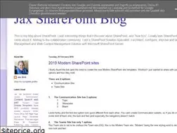 Sites similar to jaxsharepoint.blogspot.com