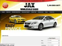 Sites similar to jaxwholesalecars.com.au