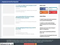 Sites similar to jayapcpowerkomputer.blogspot.com