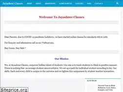 Sites similar to jayashreeclasses.in