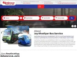 Sites similar to jaykhodiyarbusservice.com