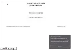 Sites similar to jaynesusedautoparts.com