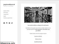 Sites similar to jazykovedkyna.sk