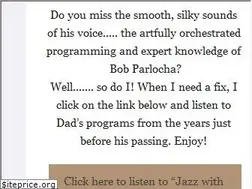 Sites similar to jazzwithbobparlocha.com