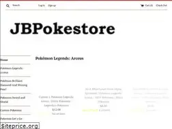 Sites similar to jbpokestore.com