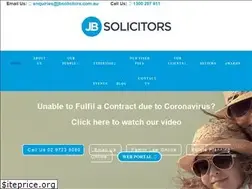 Sites similar to jbsolicitors.com.au