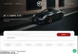 Sites similar to jccarplate.my