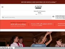 Sites similar to jcrewfactory.com