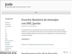 Sites similar to jcsis.wordpress.com