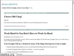 Sites similar to jdotpz.github.io