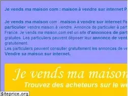 Sites similar to je-vends-ma-maison.com