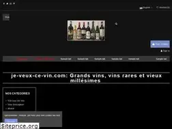 Sites similar to je-veux-ce-vin.com
