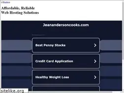 Sites similar to jeanandersoncooks.com