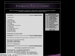 Sites similar to jeanleloup.net