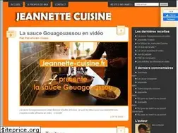 Sites similar to jeannette-cuisine.fr