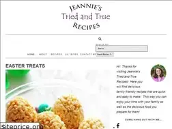 Sites similar to jeanniestriedandtruerecipes.com