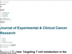 Sites similar to jeccr.biomedcentral.com
