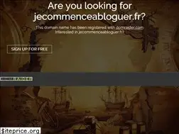 Sites similar to jecommenceabloguer.fr