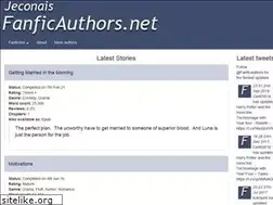 Sites similar to jeconais.fanficauthors.net