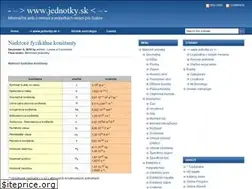 Sites similar to jednotky.sk