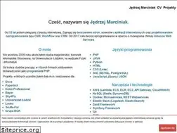 Sites similar to jedrzejmarciniak.pl
