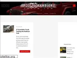 Sites similar to jeepscramblerforum.com