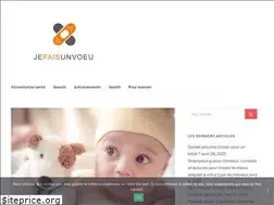 Sites similar to jefaisunvoeu.fr
