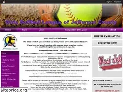 Sites similar to jeffcosoftball.com