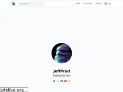 Sites similar to jeffprod.com
