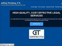 Sites similar to jeffreyfeinberg.com