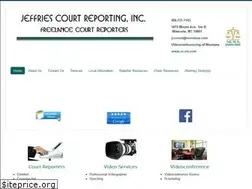 Sites similar to jeffriescourtreporting.com