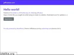 Sites similar to jeffrubow.com