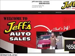 Sites similar to jeffsautosalesllc.com